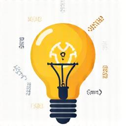 Lightbulb icon with gears, symbolizing innovation in technology