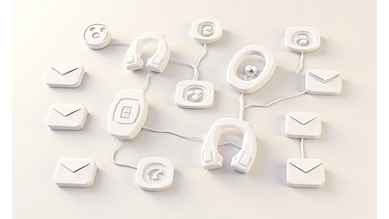 Diverse communication icons including phone, email, chat, and social media, representing multiple ways to connect with RideFlex