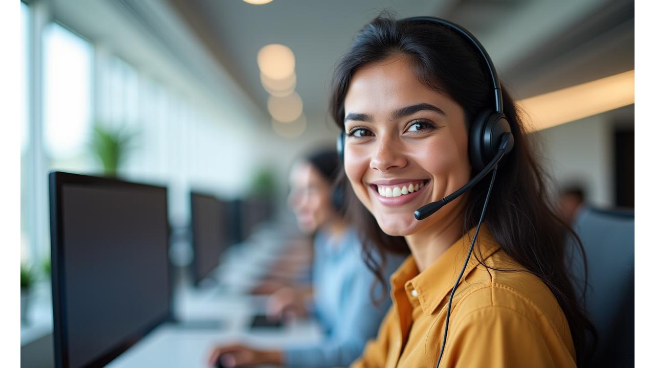 RideFlex support team member assisting a customer on call, showing 24/7 availability