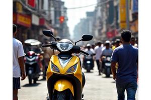 David and Maria's photo of a bustling Mumbai street scene